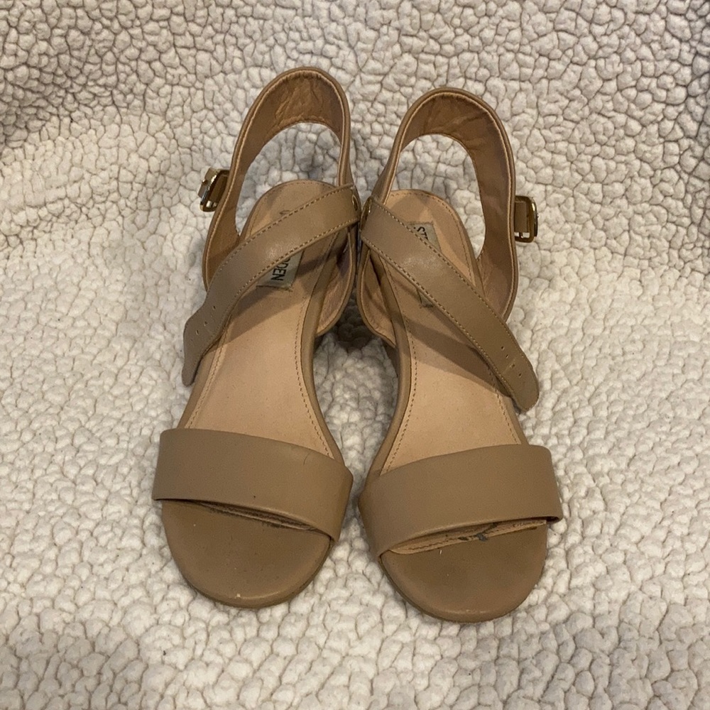 Nude Sandal Wedge Size 5 Graze